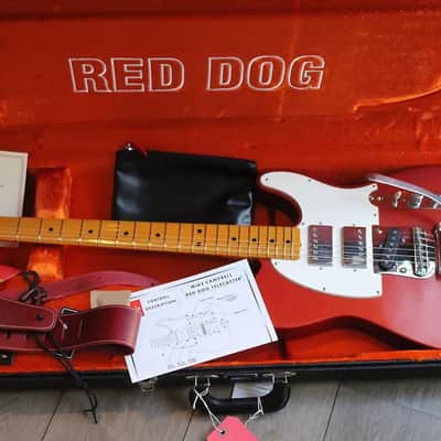 FENDER Stories Collection Mike Campbell Red Dog Telecaster, Maple Fingerboard, Red Dog Red, HARDCARE, 3, 90 KG image 22