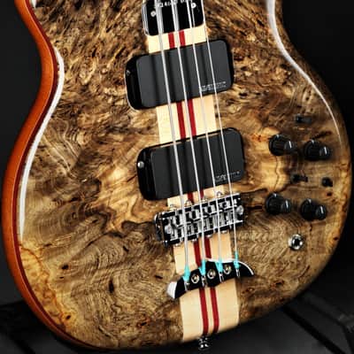 Alembic Stanley Clarke Deluxe - Buckeye Burl image 5