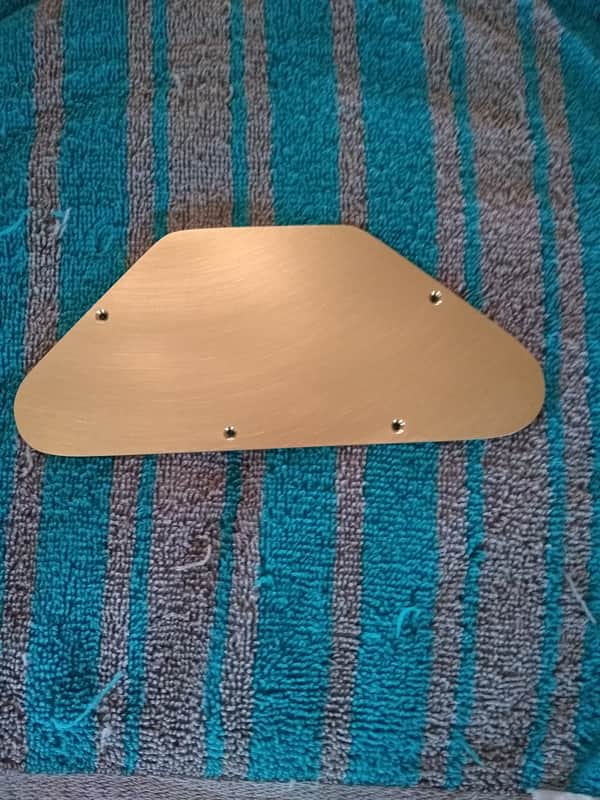 Backplate for Gibson SG -solid Brass-vintage 90s image 1