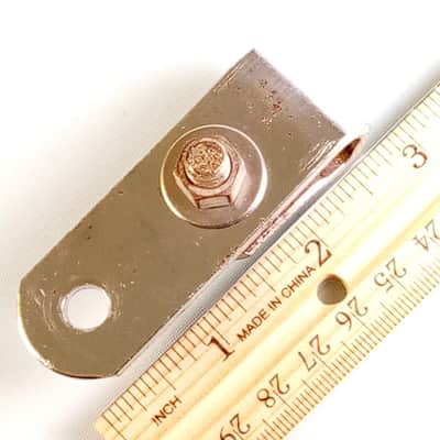 Ludwig Double Tom Drum Mount Early 60s L-Arm Receiver Holder Part Chrome Bracket image 2