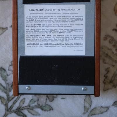 Moog MF-102 Moogerfooger Ring Modulator 1998 - 2018 - Black image 5