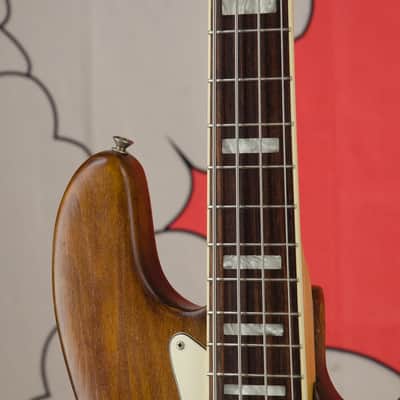 Vintage 1973 Fender Jazz Bass Guitar, Replacement Neck, Gig Bag image 8