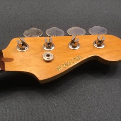 1983 Squier Precision Bass MIJ with DiMarzio Relentless Middle Pickups Sunburst image 7