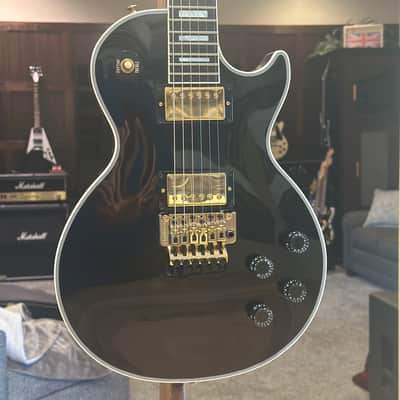 Gibson Custom Shop Les Paul Axcess Custom with Floyd Rose 2023 Ebony image 1