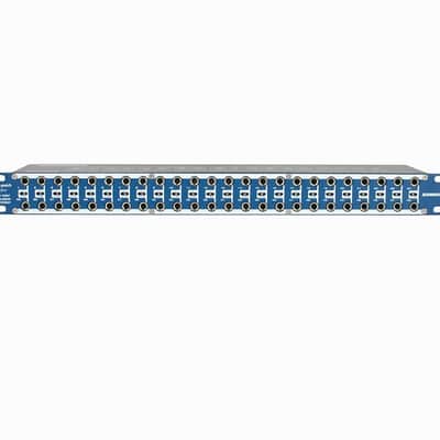 NEW-Samson S-Patch Plus S Class 48-Point Balanced Patchbay 2024s - Blue image 1