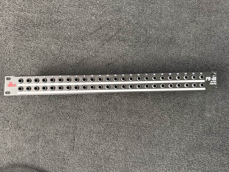 dbx PB48 48-Point TRS Patchbay 2010s - Black image 1
