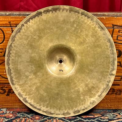 14" Zildjian A 1940s-1950s Trans Stamp Sizzle Hi-Hat Cymbal Pair 554g/722g *Video Demo* image 4