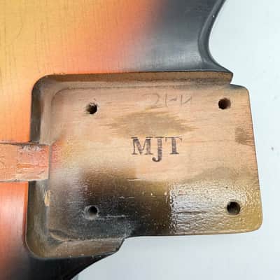 MJT Telecaster Body Alder Relic Nitro 3-Tone Light mjt6594 image 8