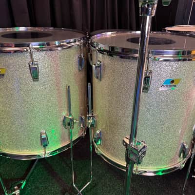 Ludwig 1970s 3 Ply Silver Sparkle "Bonham" Set. (Almost) Excellent!! image 6
