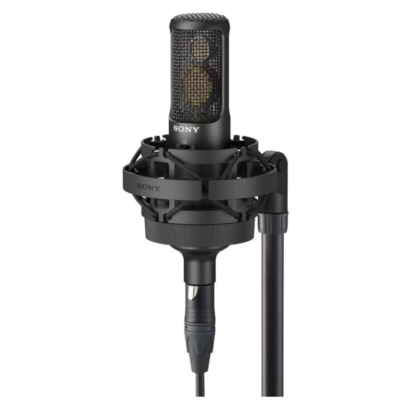 Sony Media C-100 Series Uni-Directional, Dual capsule, Two-Way High Resolution Condenser Microphone for Vocal and Musical Instruments Recording image 1