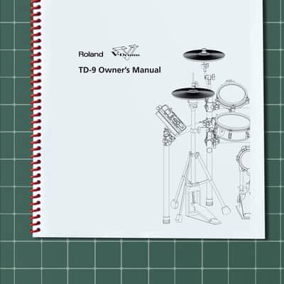 Roland TD-9 — Owners Manual User Guide Instructions — 80 Pages — USA Made