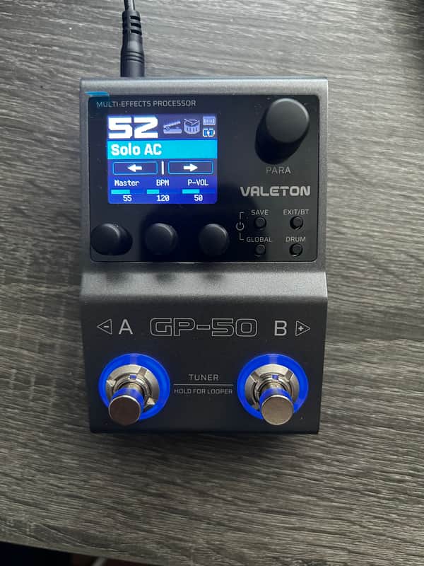 Valeton GP-50 Multi-Effects Processor | NAM & IR Loader with 100+ HD Effects image 1