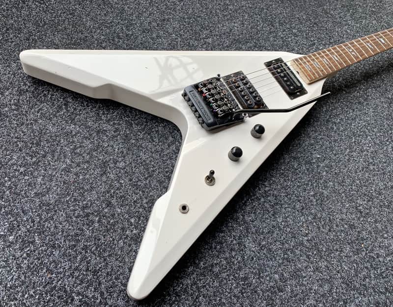 Tokai Japan Super Edition Flying V 1982 White | Reverb