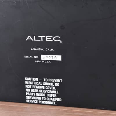 Altec Lansing 1224A Electronic Crossover Biamplifier CG00Z99 image 10