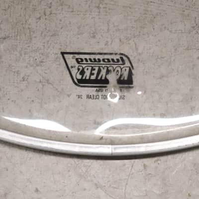 Ludwig 24" Rockers Silver Dot Clear Drum Head image 6