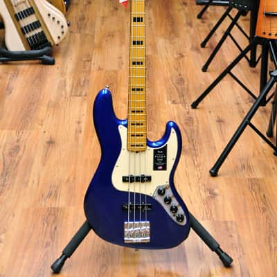 Fender American Ultra Jazz Bass - Cobra Blue image 2