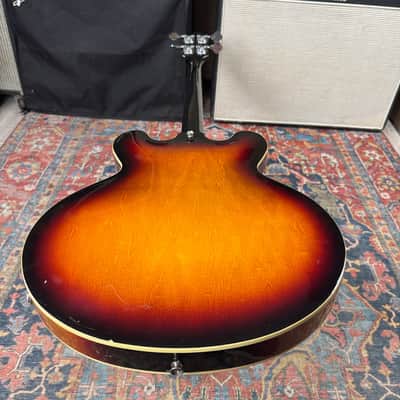 Epiphone Rivoli Reissue Short Scale Semi-Hollow Bass Mudbucker Transducer - 1996 image 14
