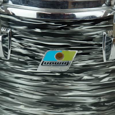 Used 1970's Ludwig 13" Concert Tom, Black Oyster Pearl image 2
