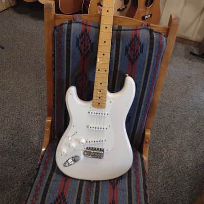 Fender American Original 50's Lefty Strat 2019 - Gloss white image 1
