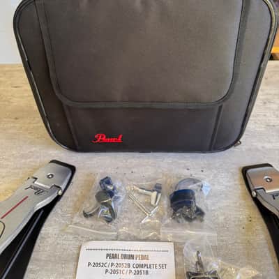 Pearl P2052C Eliminator Redline Chain-Drive Double Bass Drum Pedal 2010s - Silver / Black / Red image 10