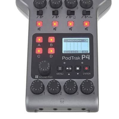 Zoom PodTrak P4 Multitrack Recorder 2020 - Present - Gray image 1