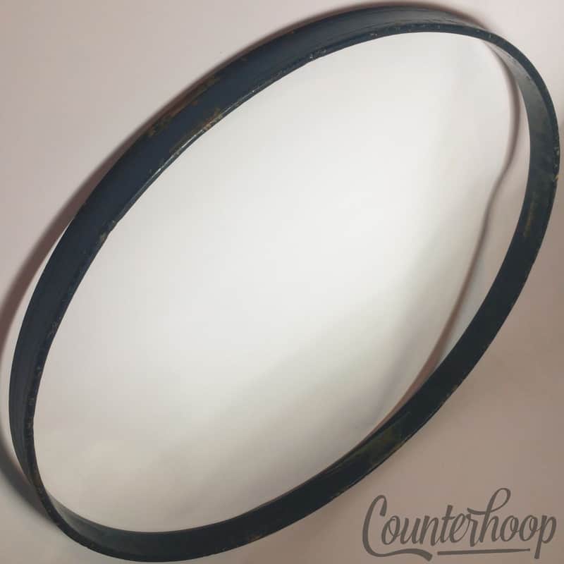 *Ludwig & Ludwig 26" Bass Drum Hoop/Rim Vintage 20s 1Ply Maple Gold Sparkle/Blue image 1
