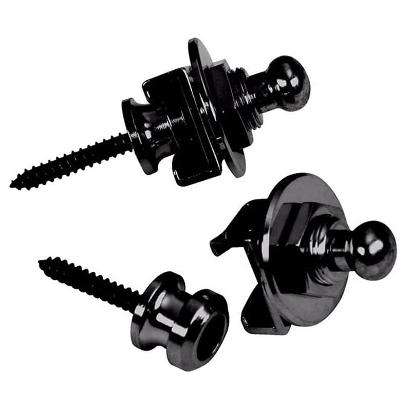 Schaller 14010401 Security Strap Locks/Buttons (Pair) image 1