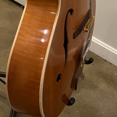 Epiphone Triumph 1945 Custom Florentine Cutaway Blonde image 3