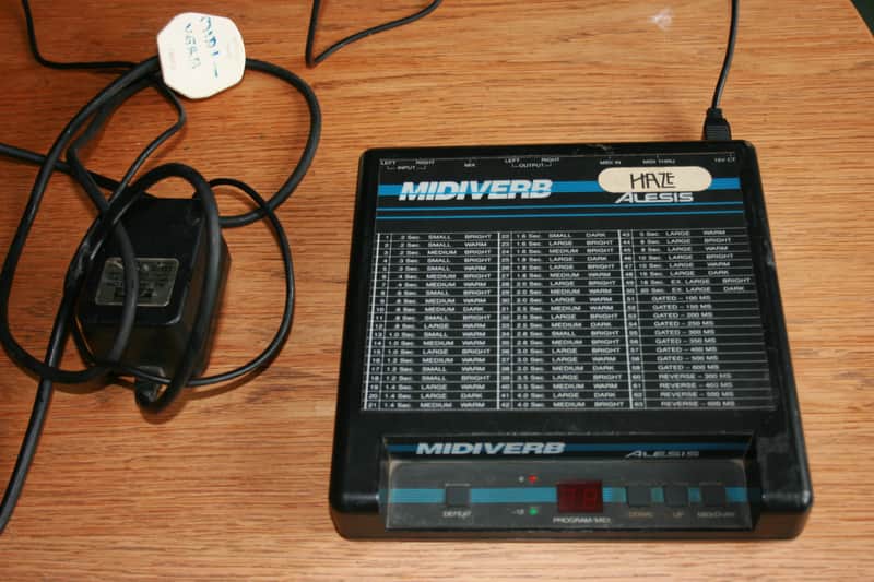Alesis Midiverb Desktop Reverb Unit 1986 - 1987 - Black Bild 1