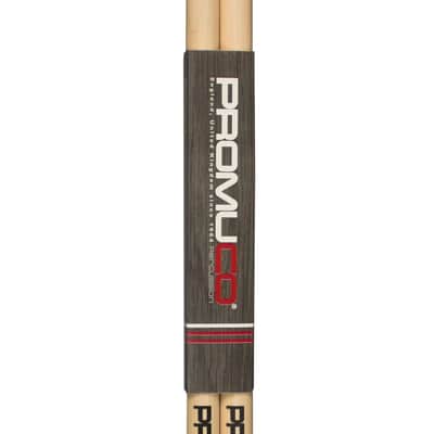 Promuco Rock Maple Drumstick Bundle 3 Pairs 5A Wood Tip image 2
