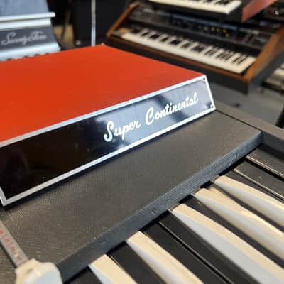 Vox Super Continental 1960s - Black & Red image 9