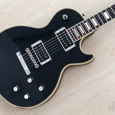 1980s Burny John Sykes LC-70JS Black Beauty Custom Vintage Guitar w/ Mono Case, Fernandes Japan image 1