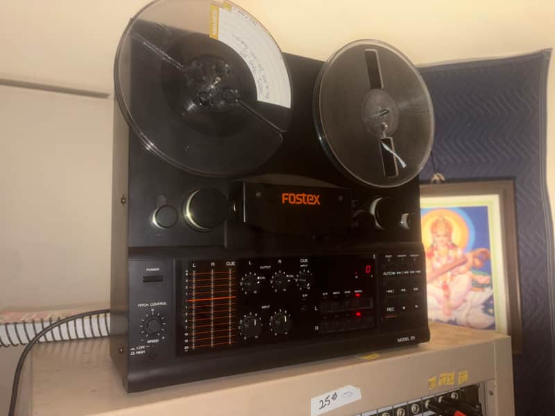 Fostex Model 20 2 track mastering reel to reel recorder image 1