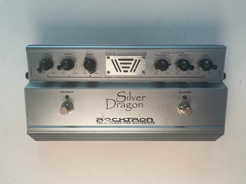 Rocktron Silver Dragon Tube Valve Multi Distortion Guitar Effect Pedal image 1