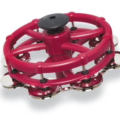 Latin Percussion Click Mutable Hi-Hat Tambourine - Red image 2