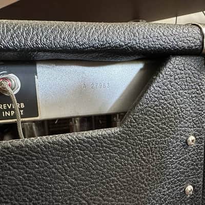 Vintage 1968 Fender Deluxe Reverb "Drip Edge" Guitar Amp (Local Pickup NYC) image 17