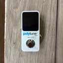 TC Electronic Polytune 3 Mini Polyphonic Tuning Pedal 2019 - Present - White electric guitar pedal