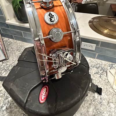 DW Collector's Series Cherry Standard 5x14 Snare Drum 2012 - Natural Gloss Lacquer w/ Hard Case image 9