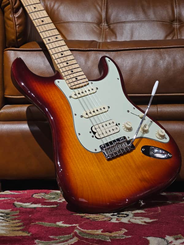 2016 Fender Mexico HSS Stratocaster Deluxe - Tobaccoburst | Reverb