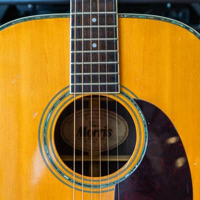 Martin D-28 style Morris W-35 Early 70s Made in Japan image 13