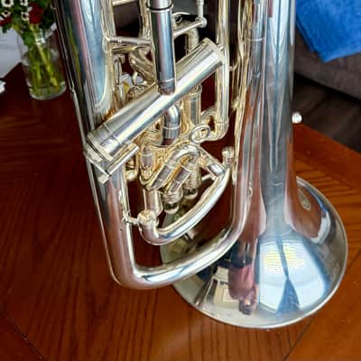 Allora AEP-550 Paris Euphonium Series 4-Valve 2019 - Silver image 5