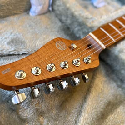 ALK Custom S-62 Relic – Roasted Flame Maple – Stainless Frets – Series Mod – Gotoh / Hipshot – Hard Case image 14
