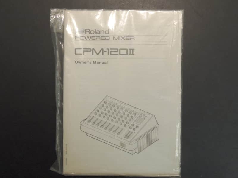 Roland CPM-120II Owner's Manual [Three Wave Music] imagen 1