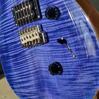 Used 2023 PRS SE Custom 24 Faded Blue with PRS Gig Bag image 7