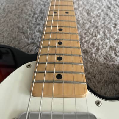 Fender Standard Telecaster 2015 Sunburst MIM Maple Fretboard Guitar + Gig Bag image 7