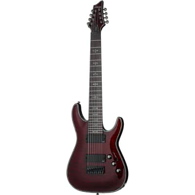 Schecter Hellraiser C-8 8-Strings Electric Guitar - Rosewood FIngerboard, Black Cherry image 1