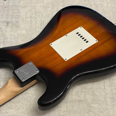 2007 Squier Stratocaster Bullet Strat Brown Sunburst Tremolo Rosewood Fretboard image 14