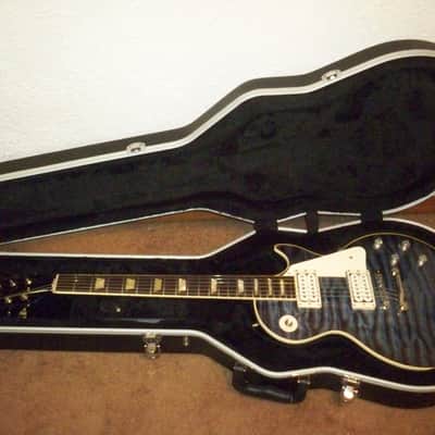 2010 Lays Guitar Co Gibson Les Paul Special Standard Custom Shop Historic Makeover Quiltted Blue Burst 60s Thin Neck image 1