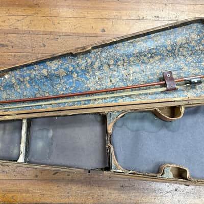 Vintage Czech Stradivarius Copy Violin Husk for parts/repair project image 12