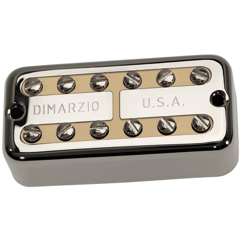 DiMarzio PAF'Tron Filter'Tron NECK Pickup - Nickel Cover with Cream Insert image 1